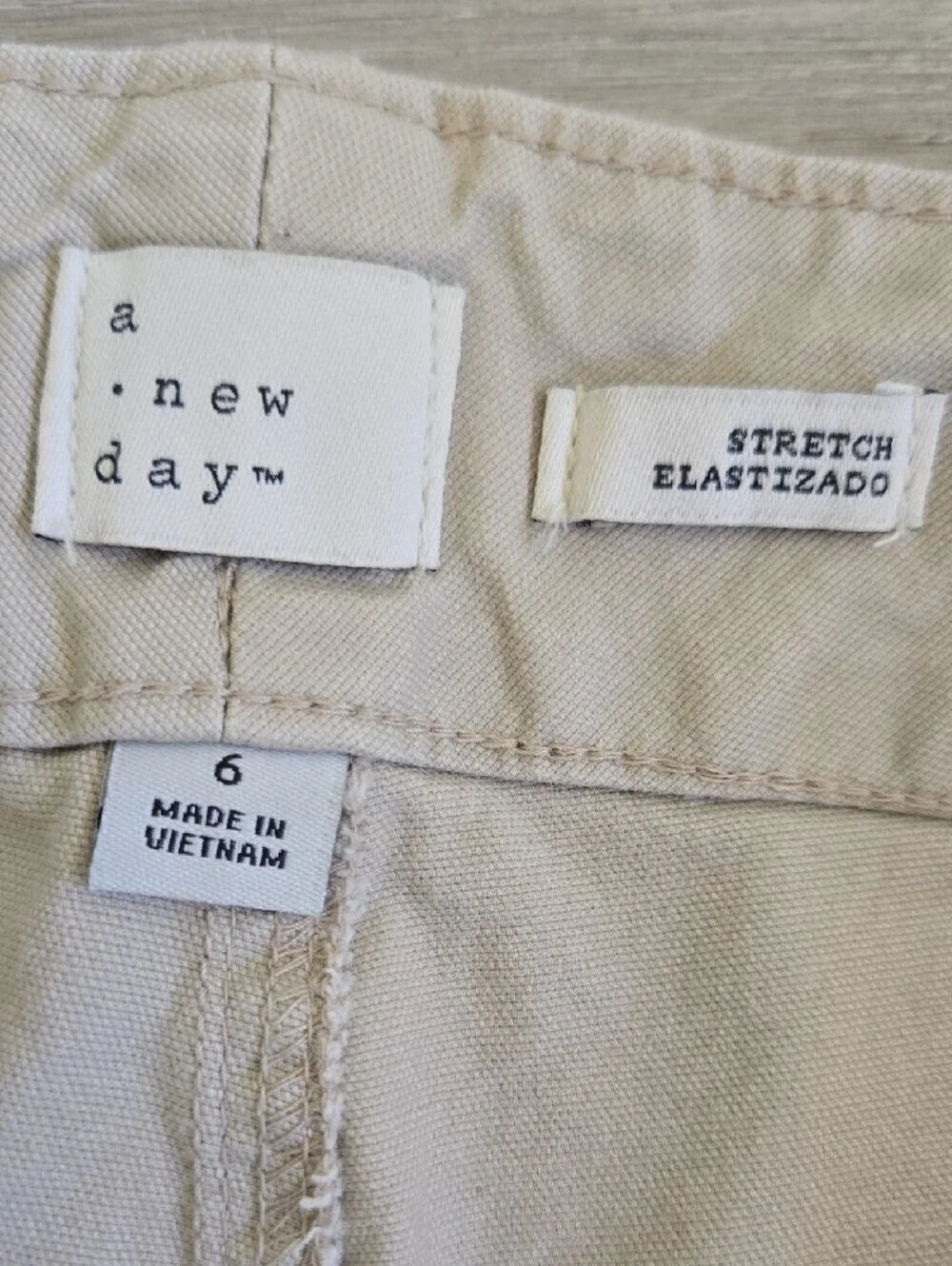 a new day Men's Light Beige Chinos